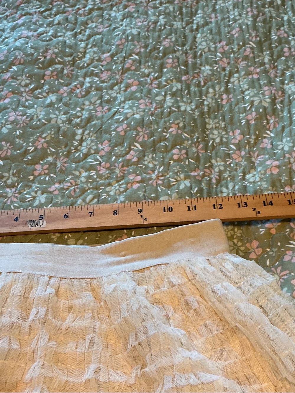 Tiered Tulle Maxi Skirt - Ivory s - Picture 5 of 7